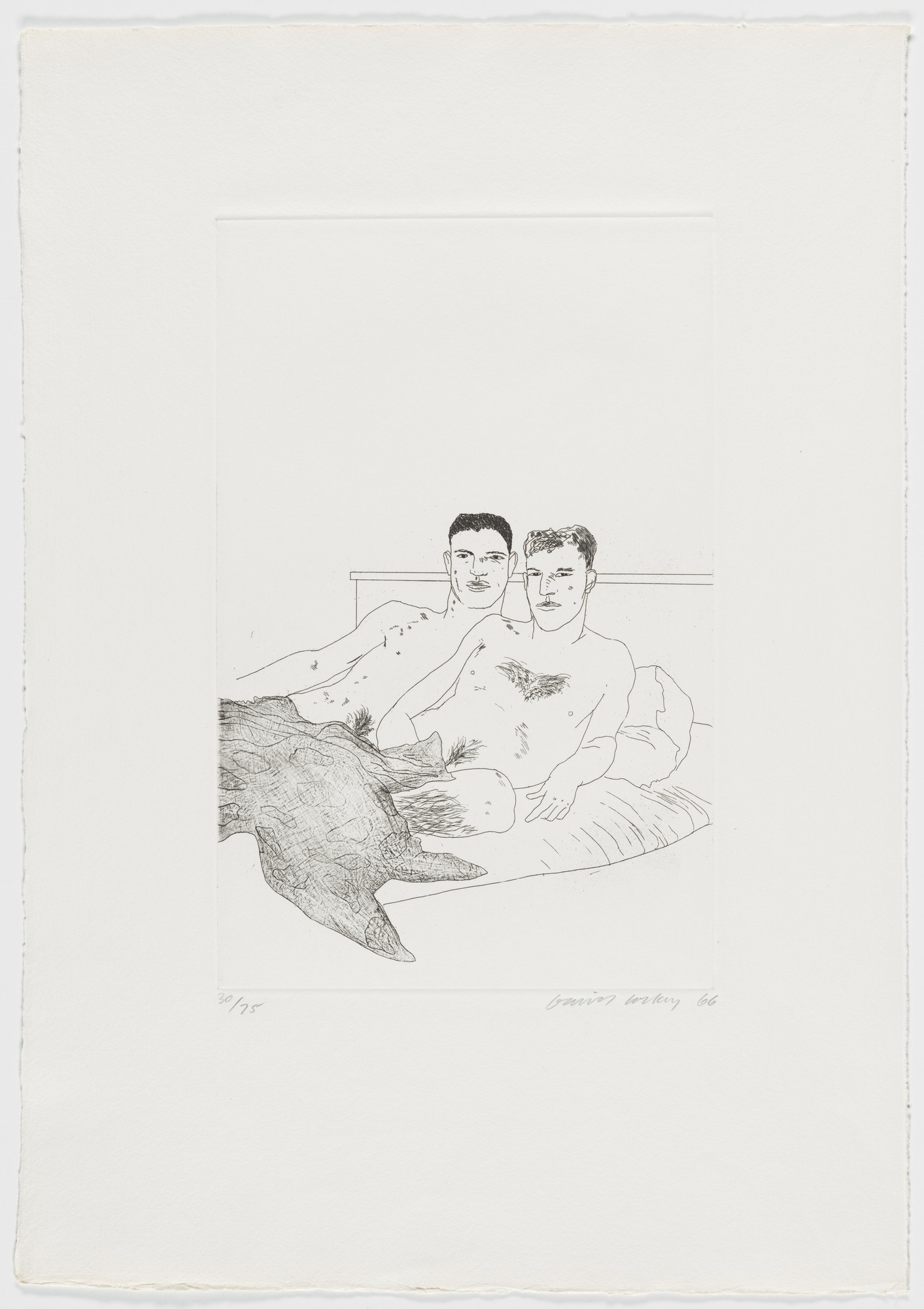 David Hockney. The Beginning from Fourteen Poems