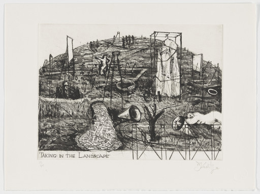 William Kentridge. Typewriter IX from Typewriter. 2003 | MoMA