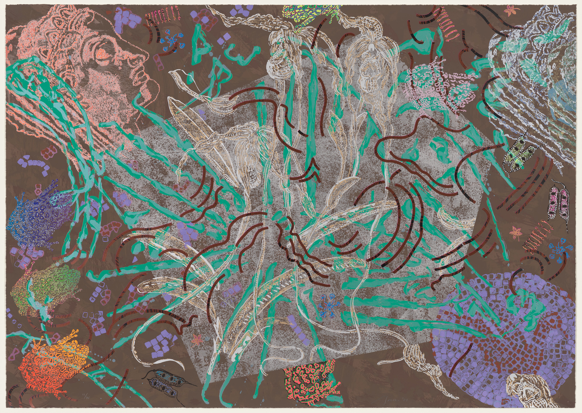 Nancy Graves. 75 x 75. 1984