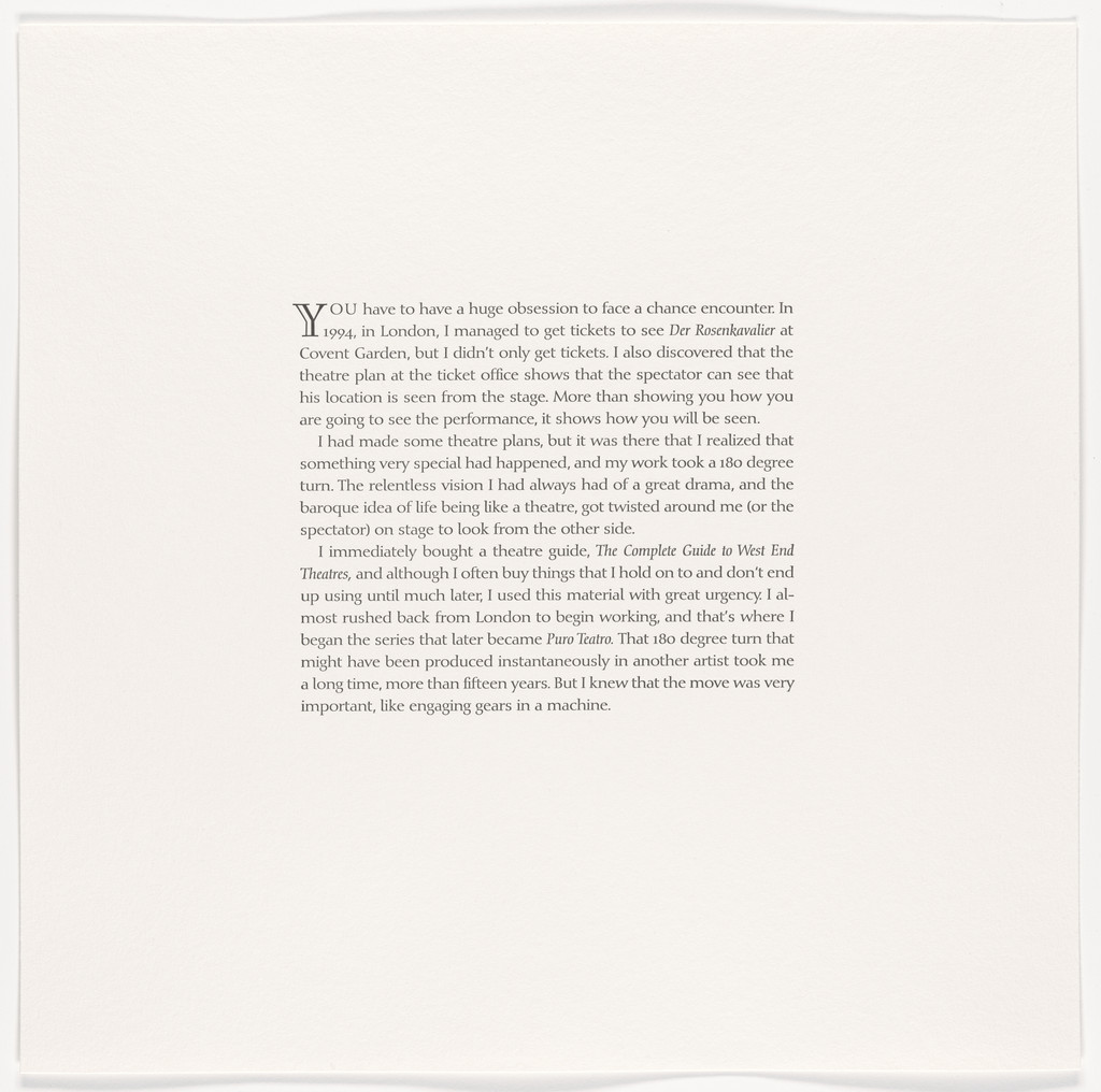 Untitled from Puro Teatro (Pure Theater)