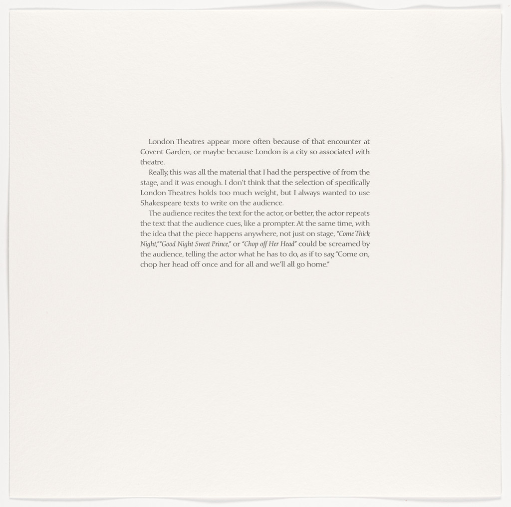 Untitled from Puro Teatro (Pure Theater)