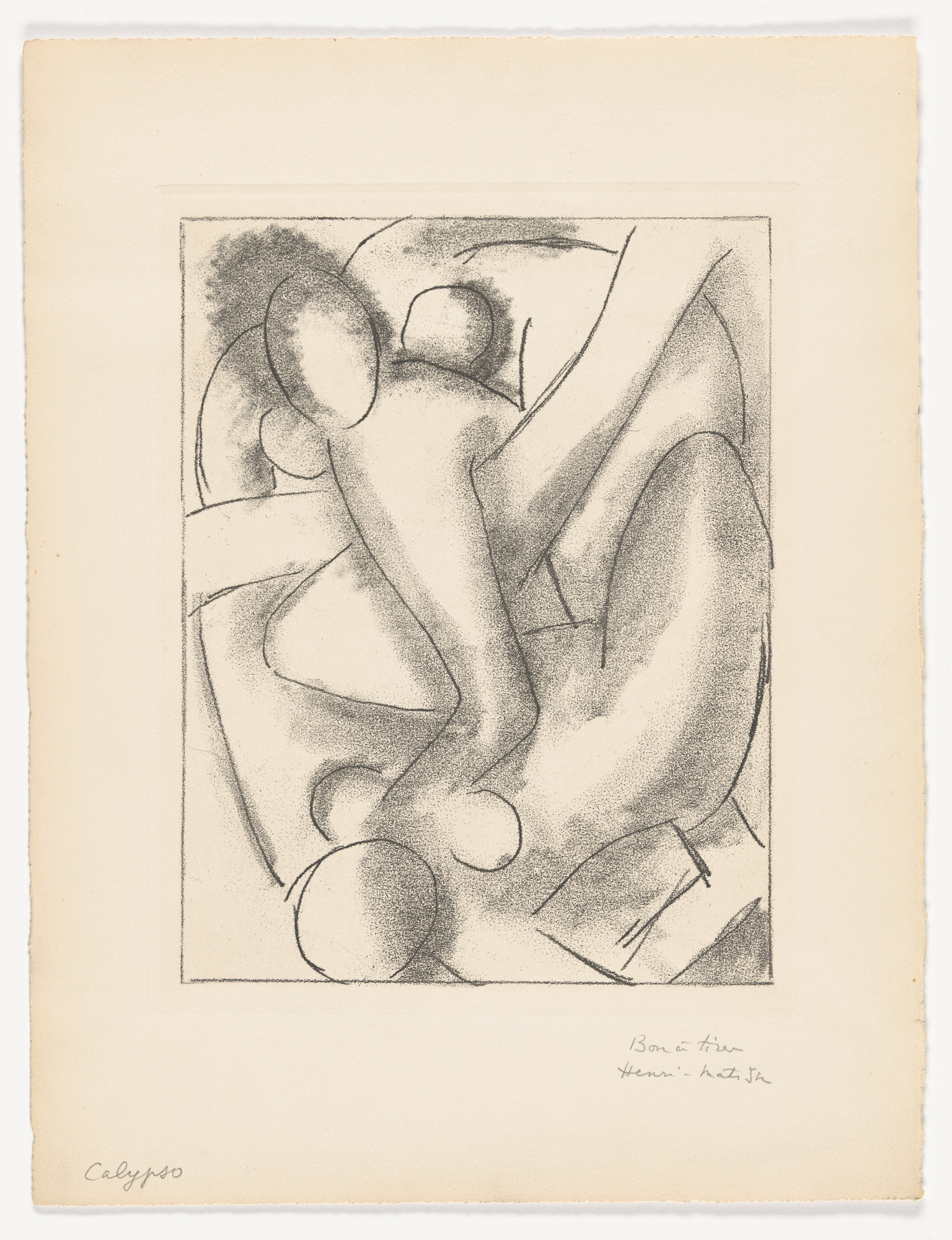 Henri Matisse. Calypso (plate 1) from Ulysses