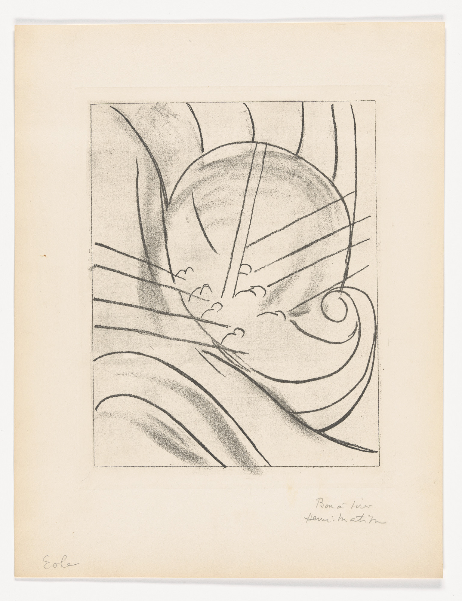 Henri Matisse. Aeolus (plate 2) from Ulysses