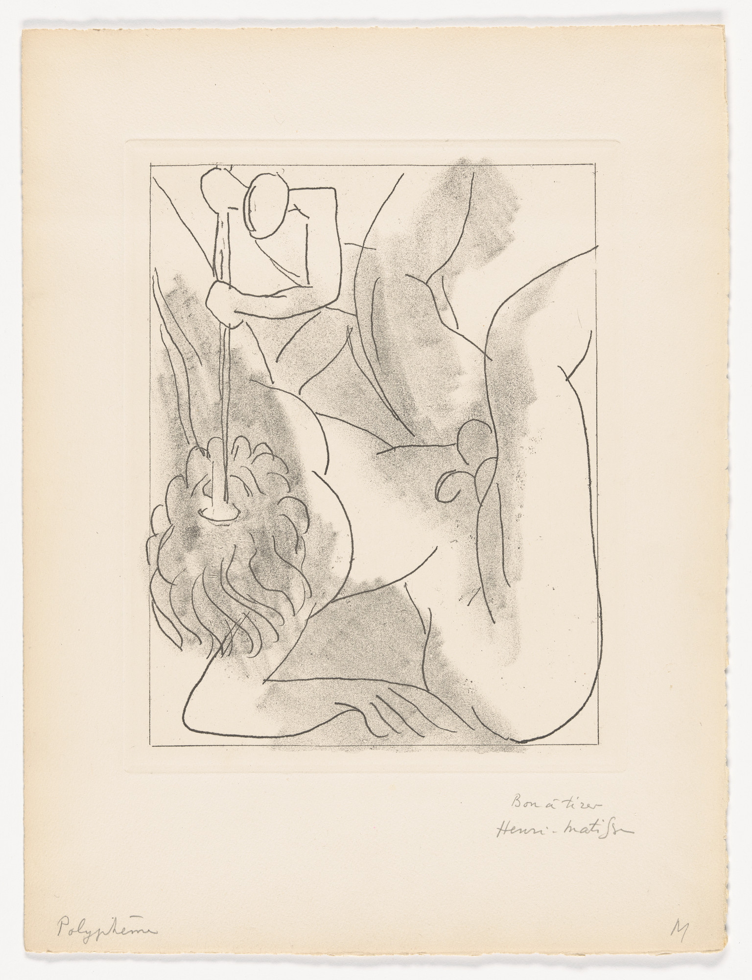 Henri Matisse. Polyphemus (plate 3) from Ulysses