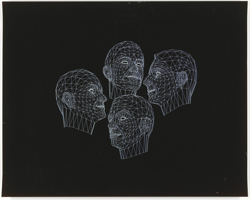 Rebecca Allen. Preparatory work for Kraftwerk: Musique Non Stop