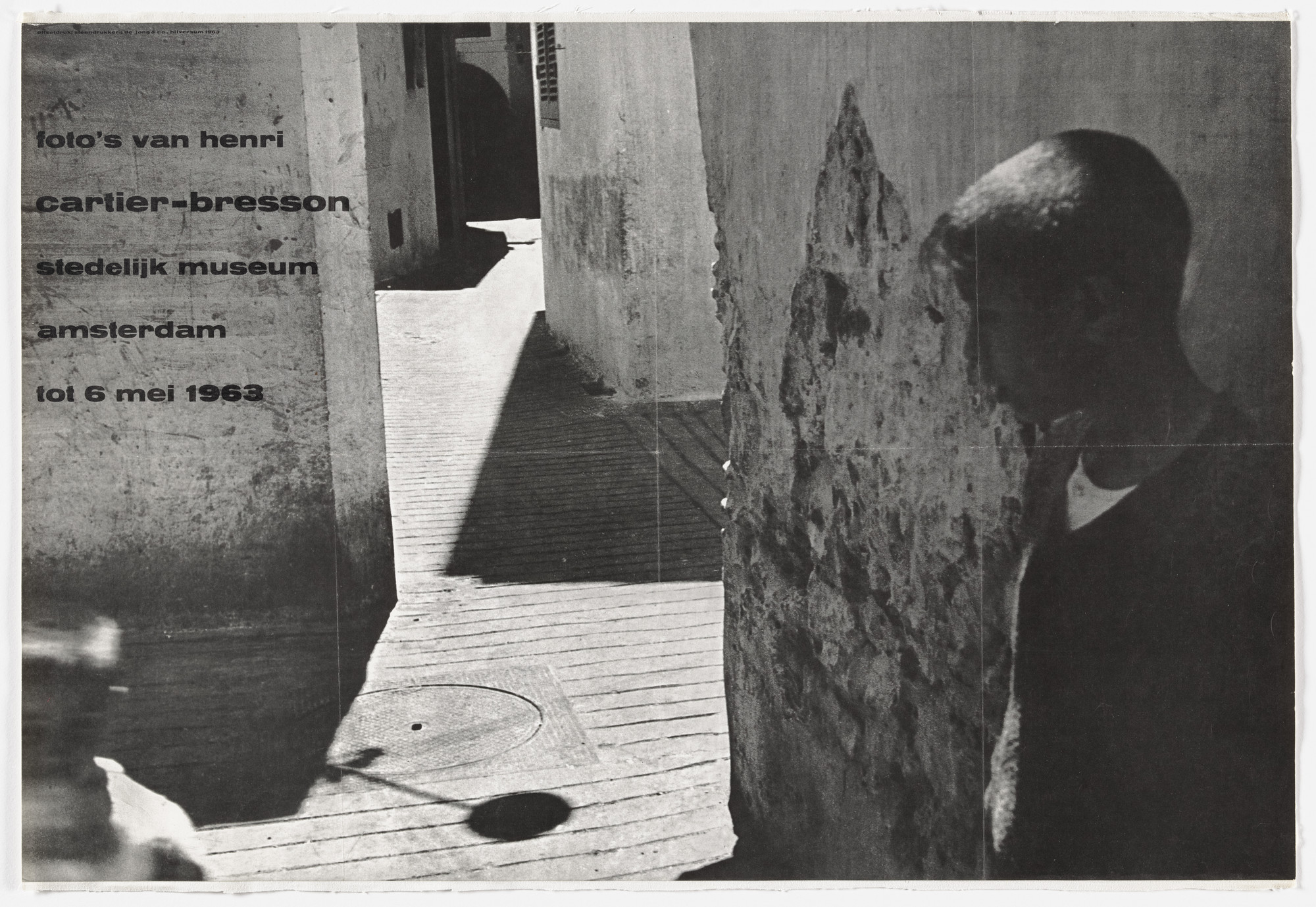Poster for an exhibition of Cartier-Bresson photographs at the