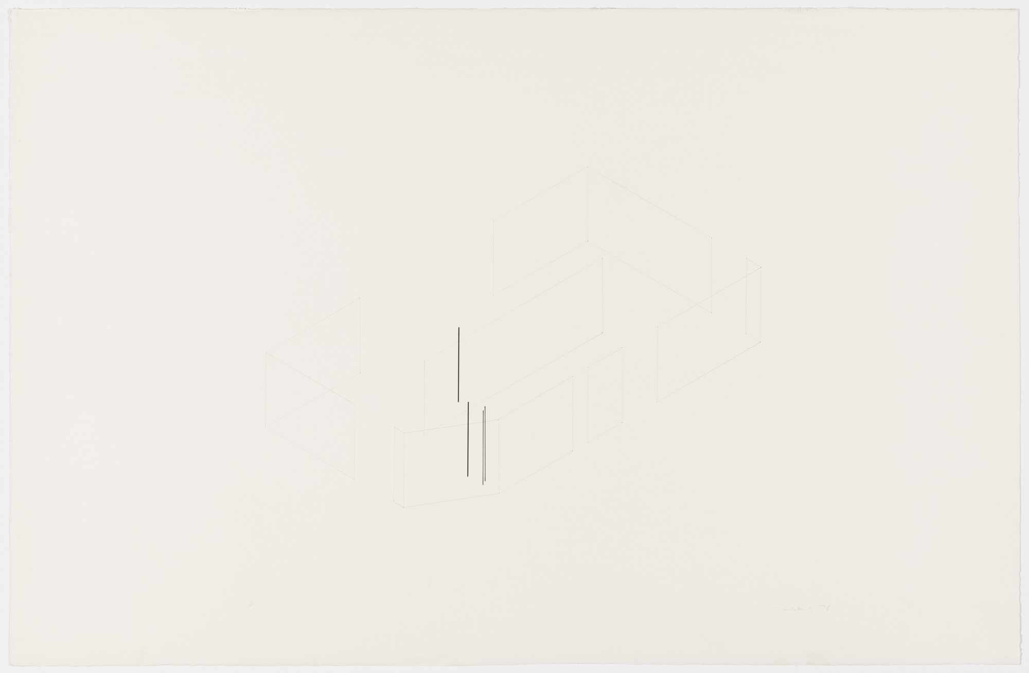 Fred Sandback. Project for Cologne