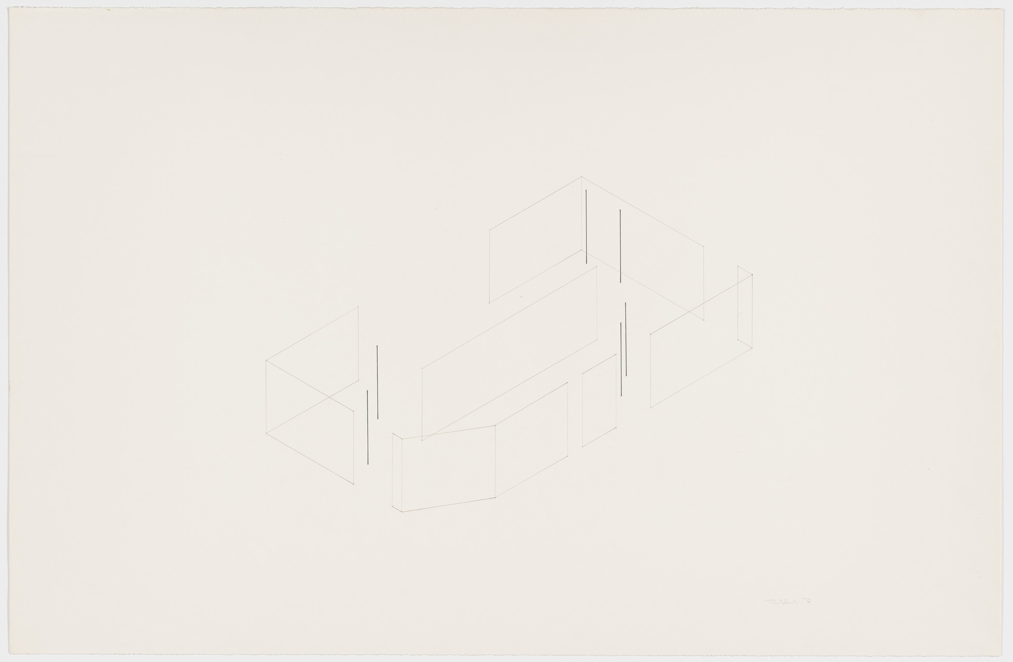 Fred Sandback. Project for Cologne