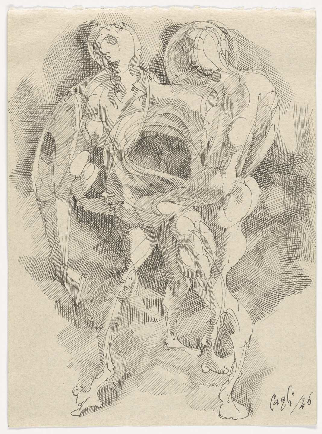 Corrado Cagli. Troubadours. 1946