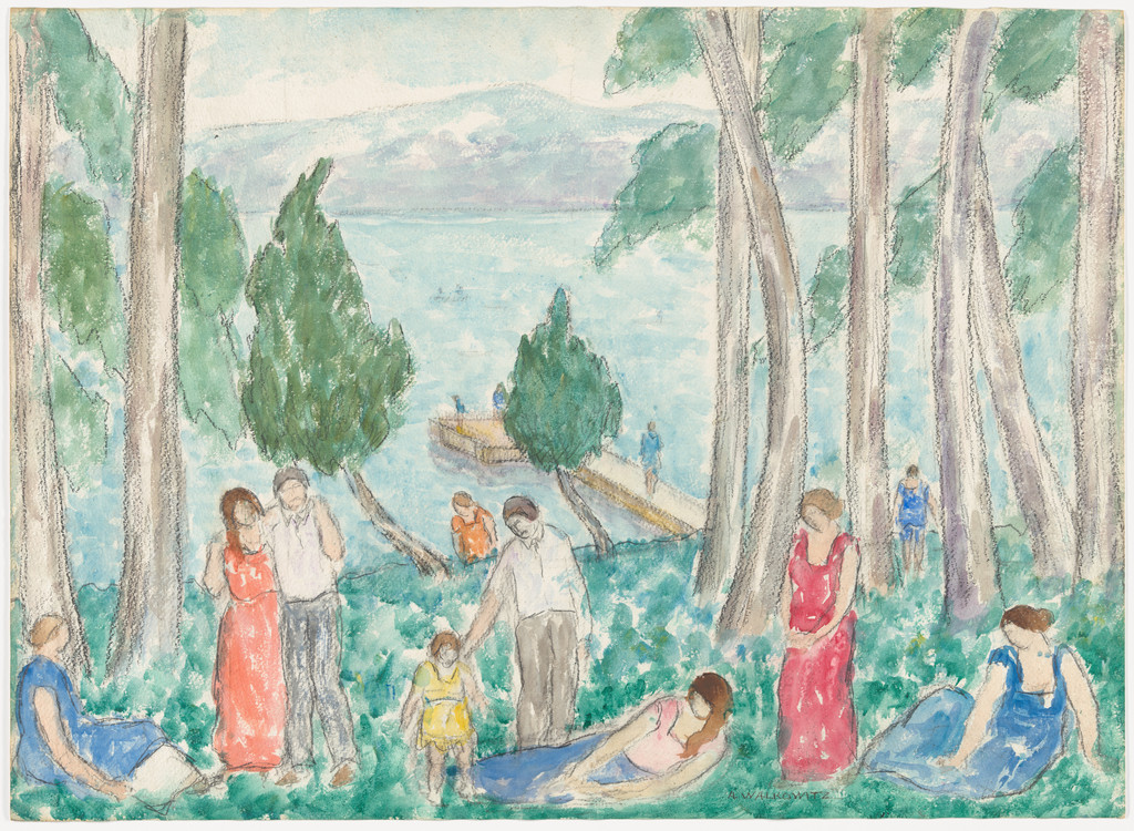 Hudson River Landscape with Figures