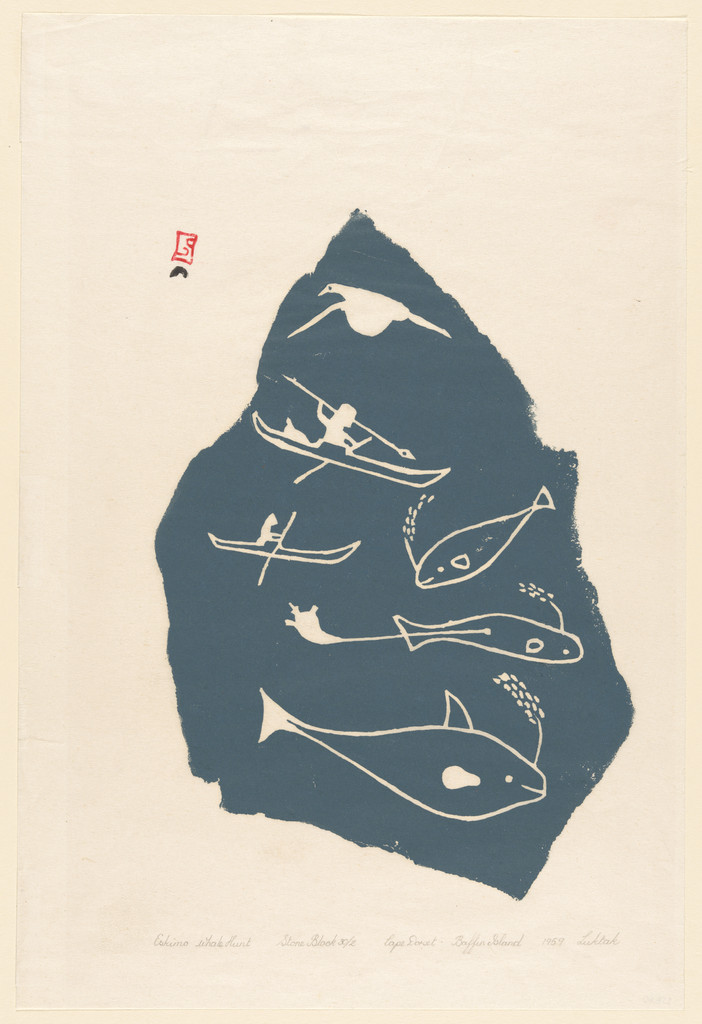 Eskimo Whale Hunt, Lukta Qiatsuk, 1959