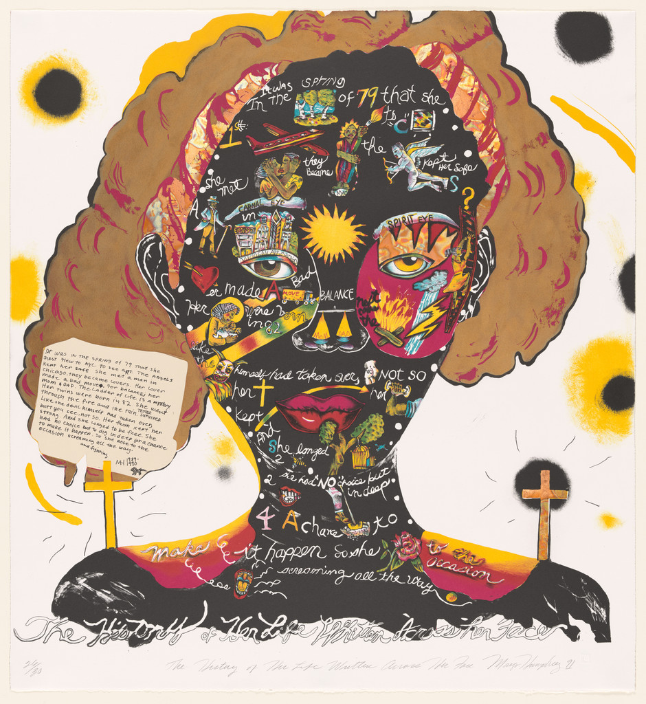 The History of Her Life Written Across Her Face, Margo Humphrey, 1991