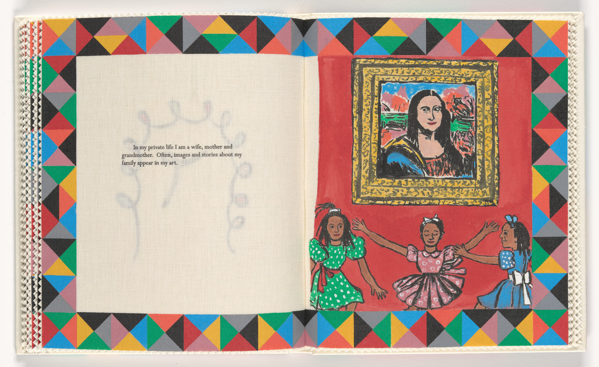 Faith Ringgold. Plate (folio 18) from Seven Passages to a Flight