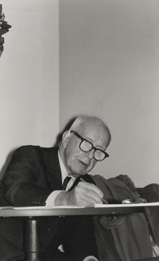 Syeus Mottel. Photograph from the book CHARAS: The Improbable Dome Builders (1973)