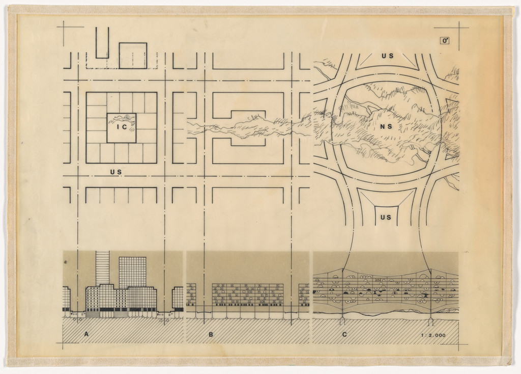 Electronic Urbanism project (Plan and elevation)