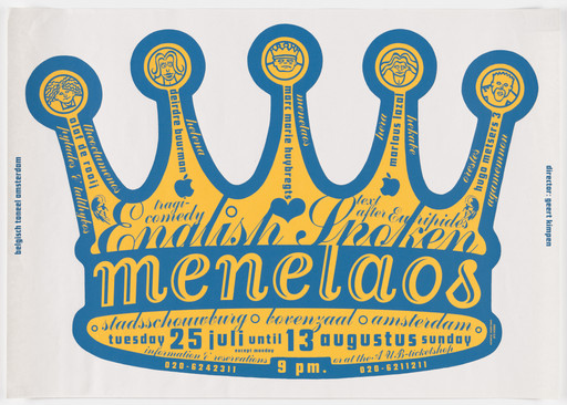 Menelaos, Belgisch Toneel Amsterdam