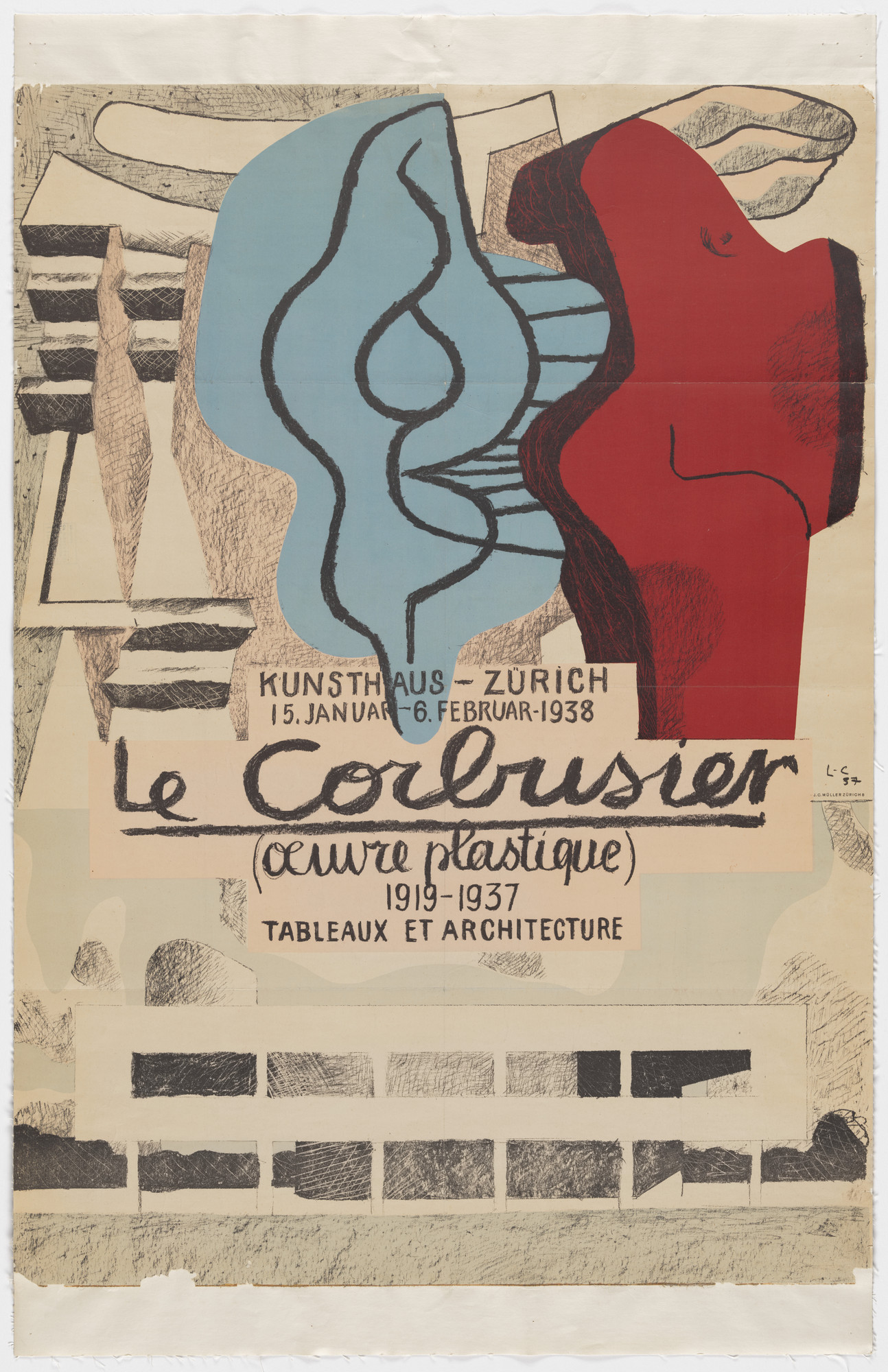 Le Corbusier (Charles-Édouard Jeanneret). Tableaux et Architecture - Exhibition at Kunsthaus Zürich