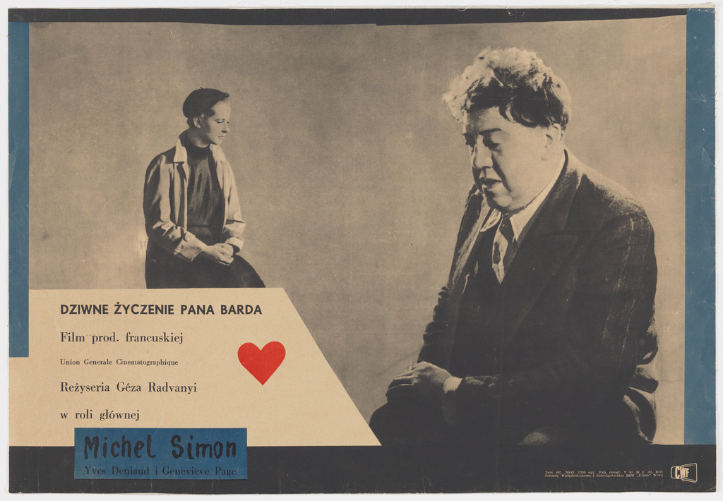 Poster for the film "The Strange Wish of M. Barda"