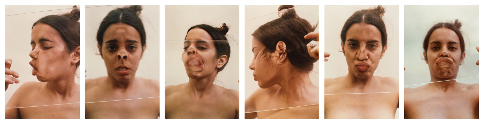 Ana Mendieta. Untitled (Glass on Body Imprints). 1972