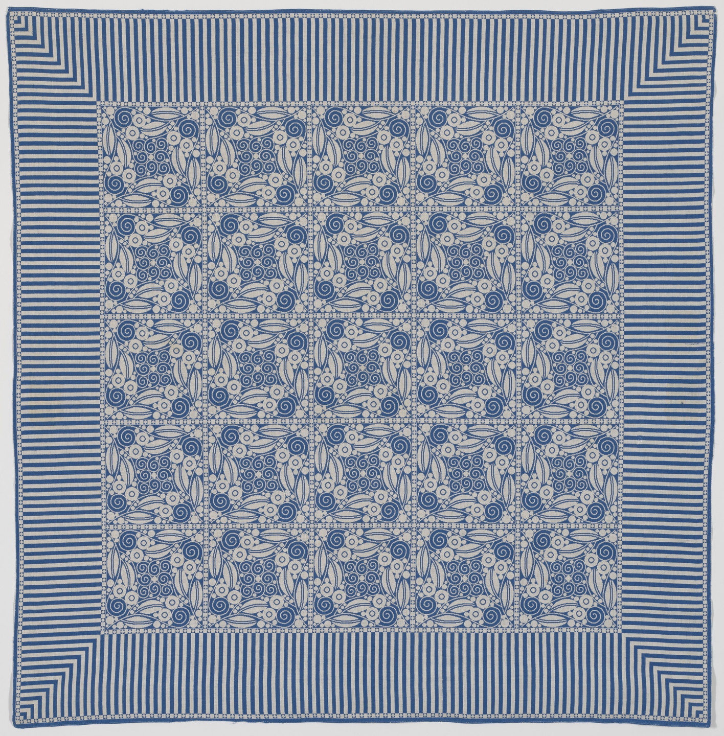Josef Hoffmann, Berthold Löffler. Tablecloth. 1905