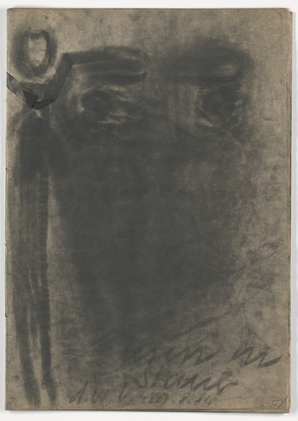 Miriam Cahn. Lesen im Staub, D.W.L. (Das Wilde Leben),. 1984