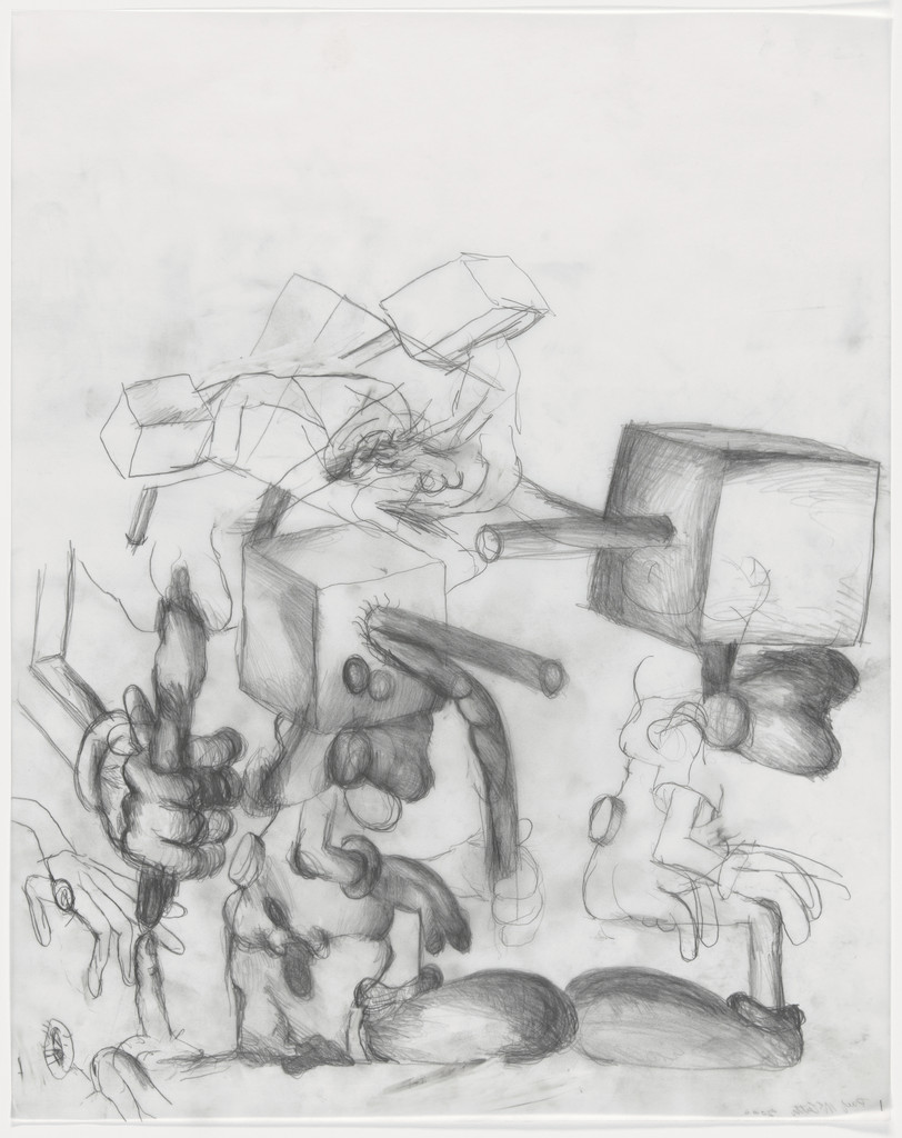 Grouping and Coupling from the series Blockhead Drawings