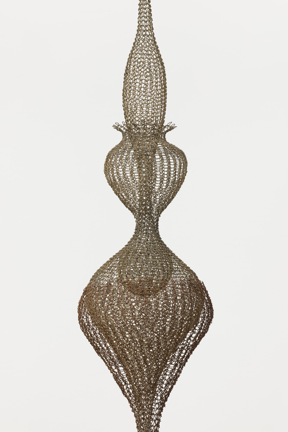 Ruth Asawa. Untitled (S.398, Hanging Eight-Lobed, Four-Part, Discontinuous Surface Form within a Form with Spheres in the Seventh and Eighth Lobes). c. 1955