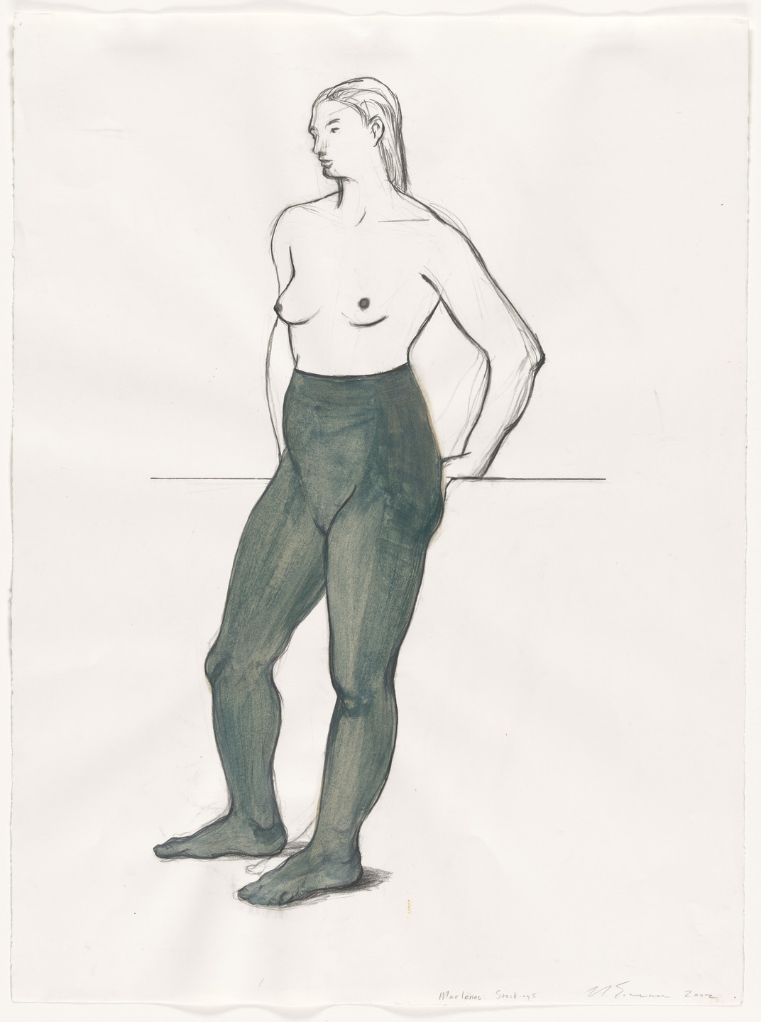Nicole Eisenman. Marlene&#39;s Stockings. 2002