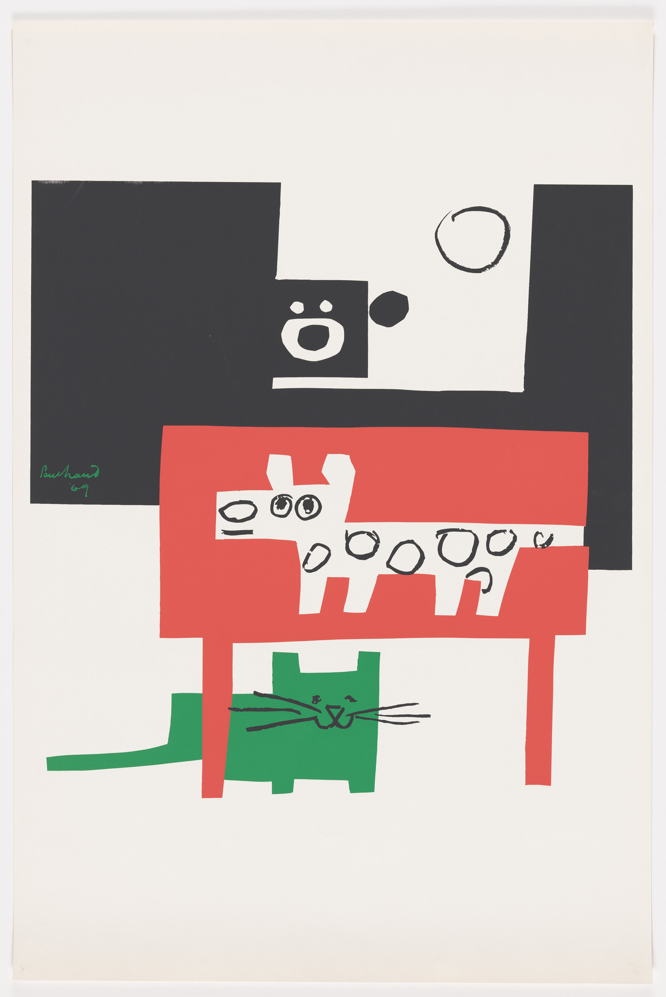 Paul Rand. Illustration from Listen, Listen
