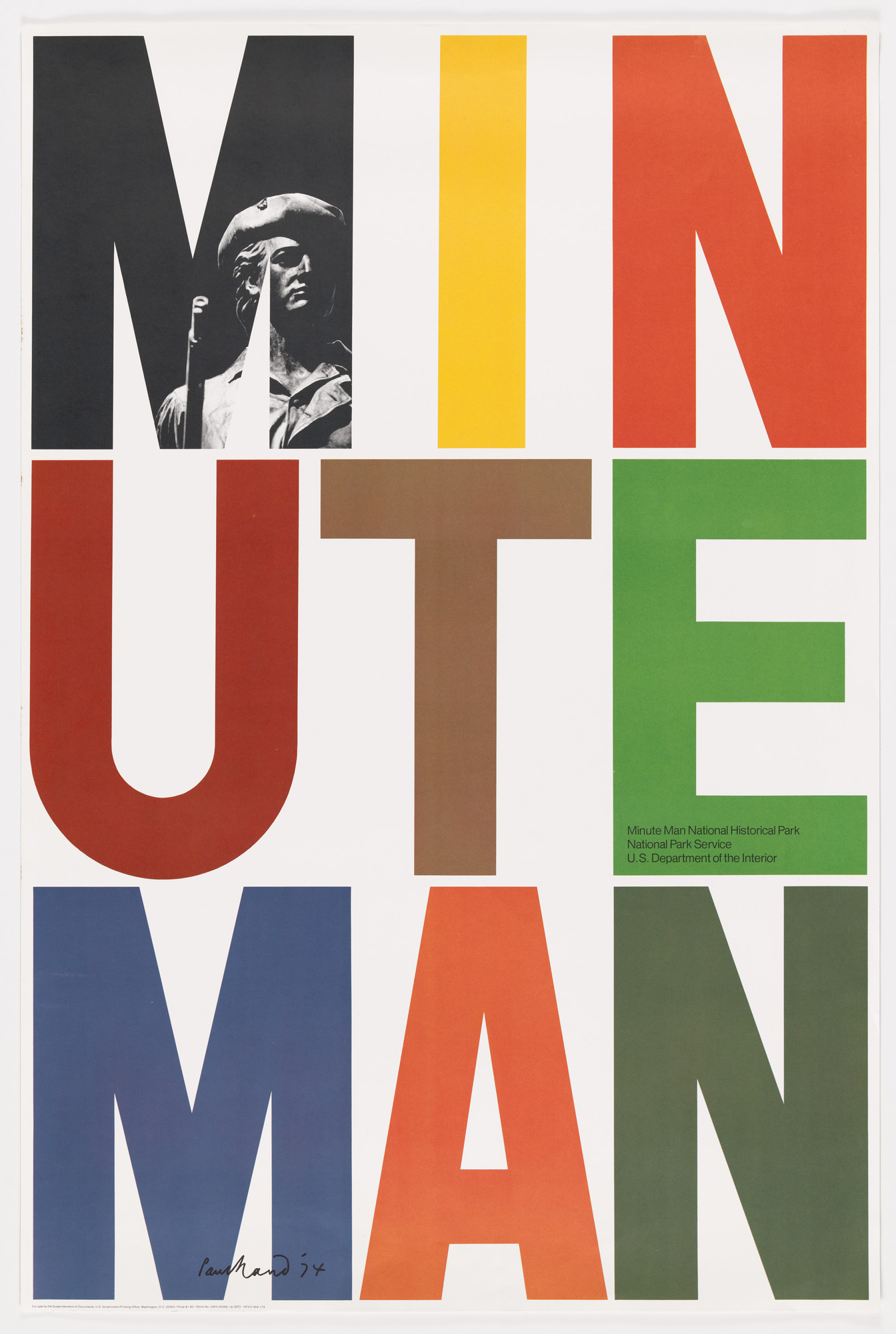 Paul Rand. National Parks Service: Minuteman