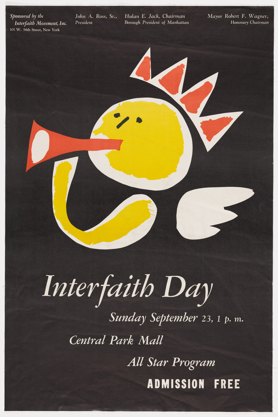 Paul Rand. Interfaith Day - Sunday, September 23. 1951