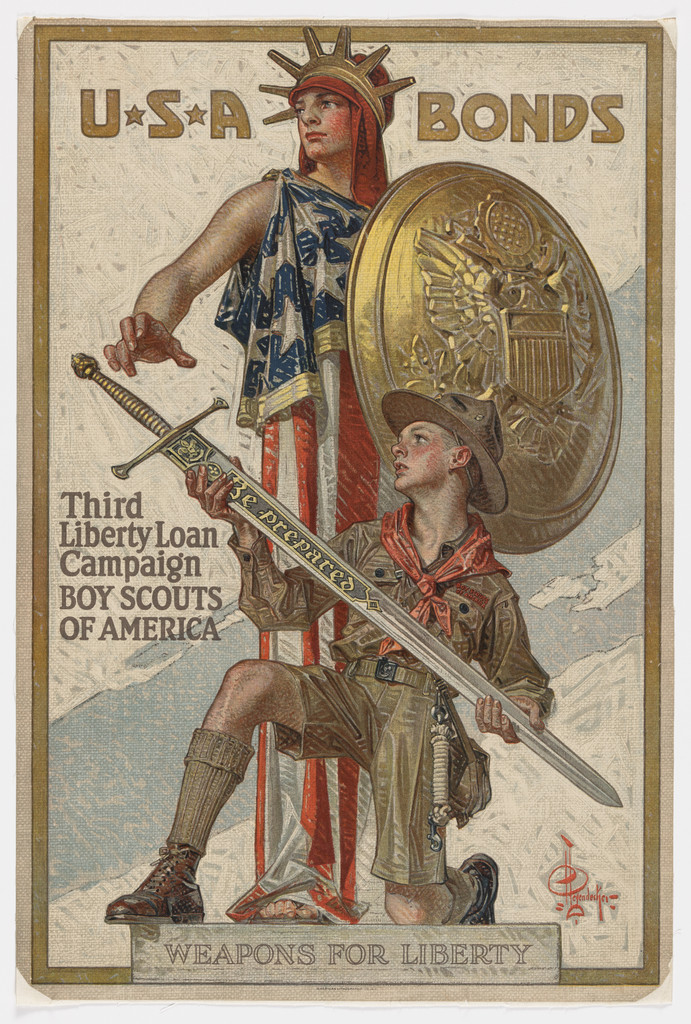 U.S.A. Bonds - Third Liberty Loan Campaign - Boy Scouts of America