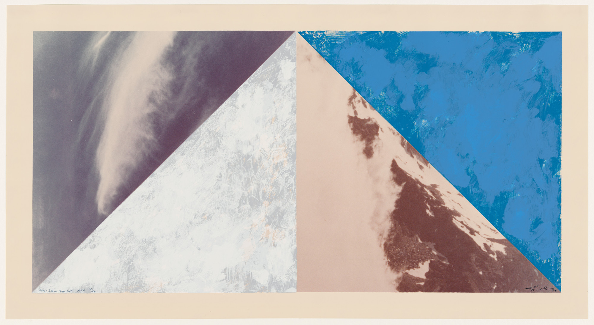 Ger van Elk. Mont Blanc Mountain. 1979