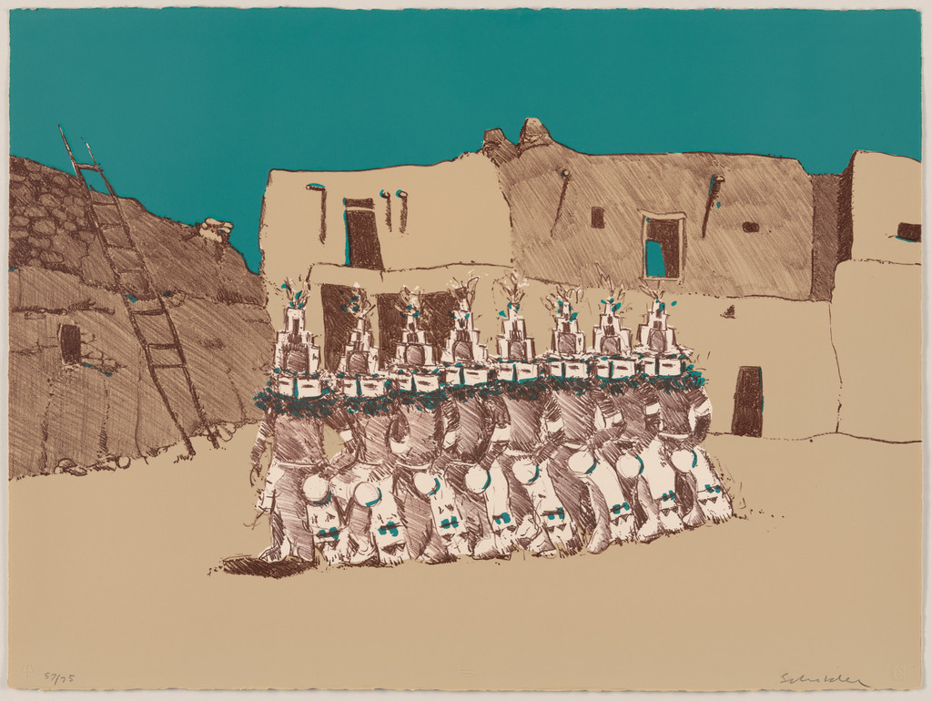 Pueblo Dancers from the portfolio Indians Forever