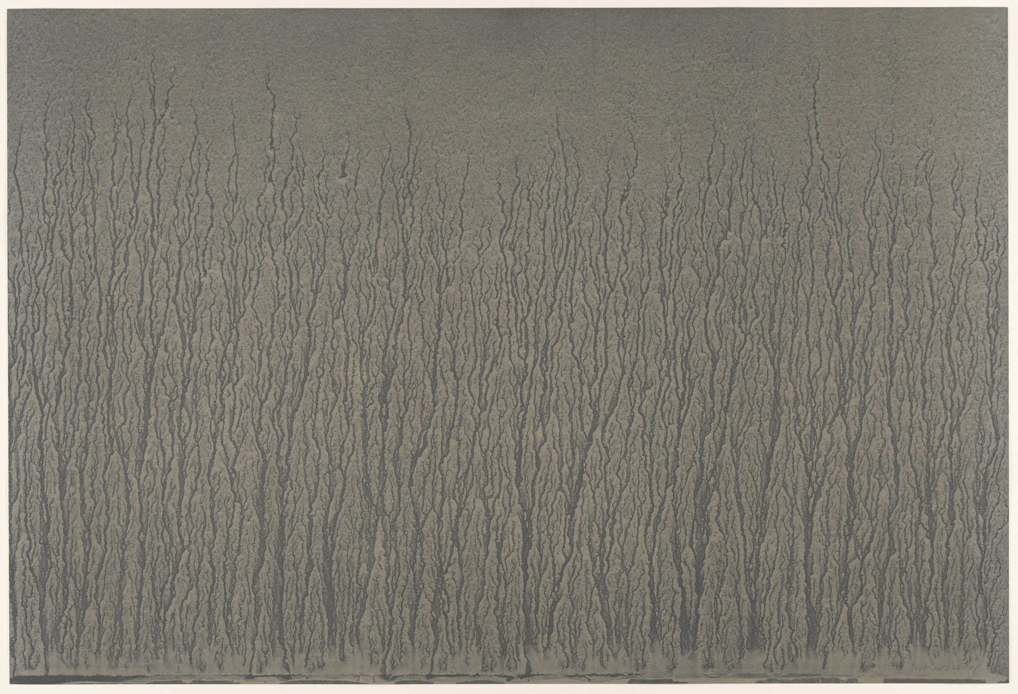 Richard Long. Untitled from the portfolio River Avon Mud Drawings