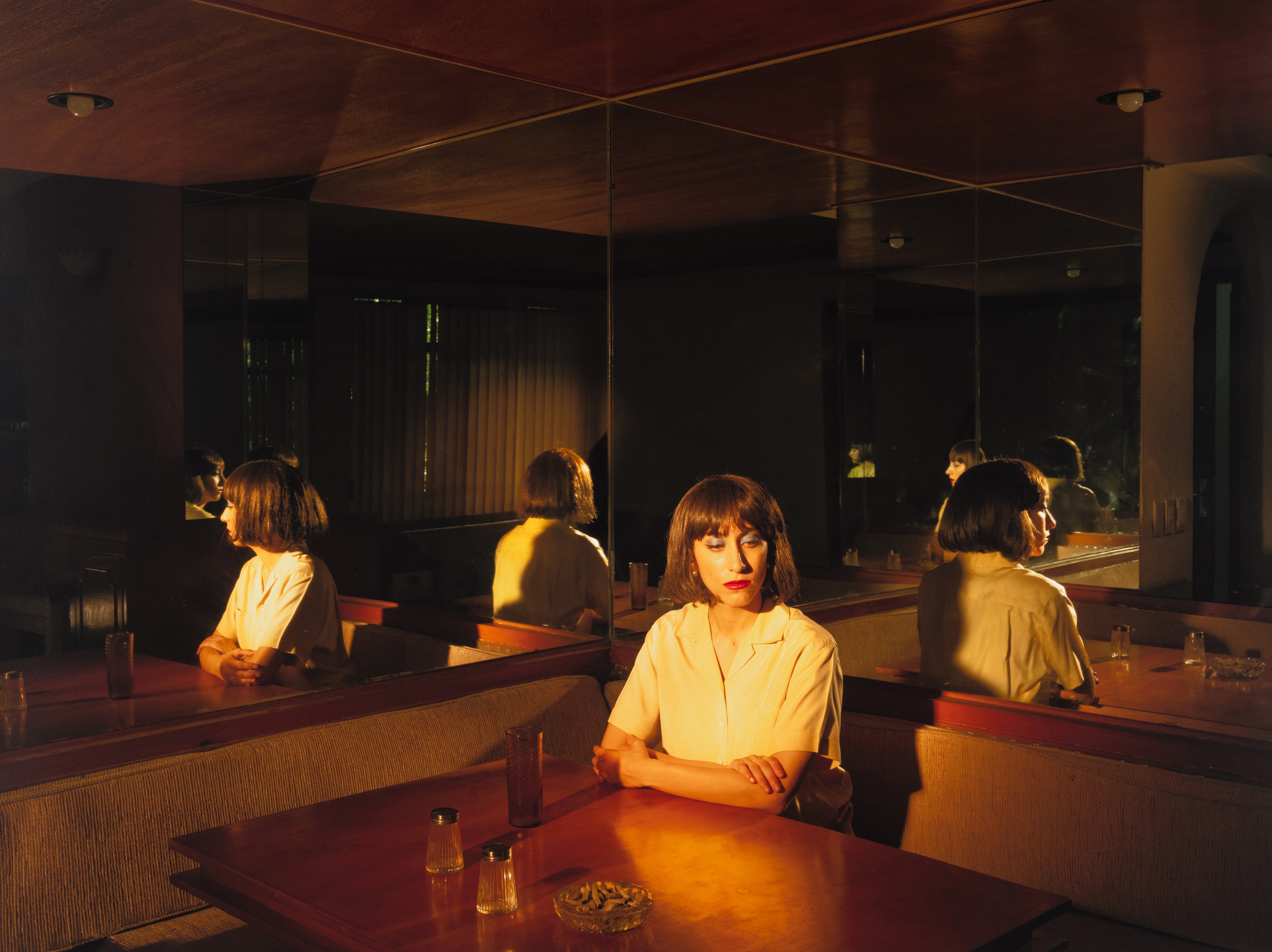 Tania Franco Klein. Mirrored Table, Person (Subject #15). 2022