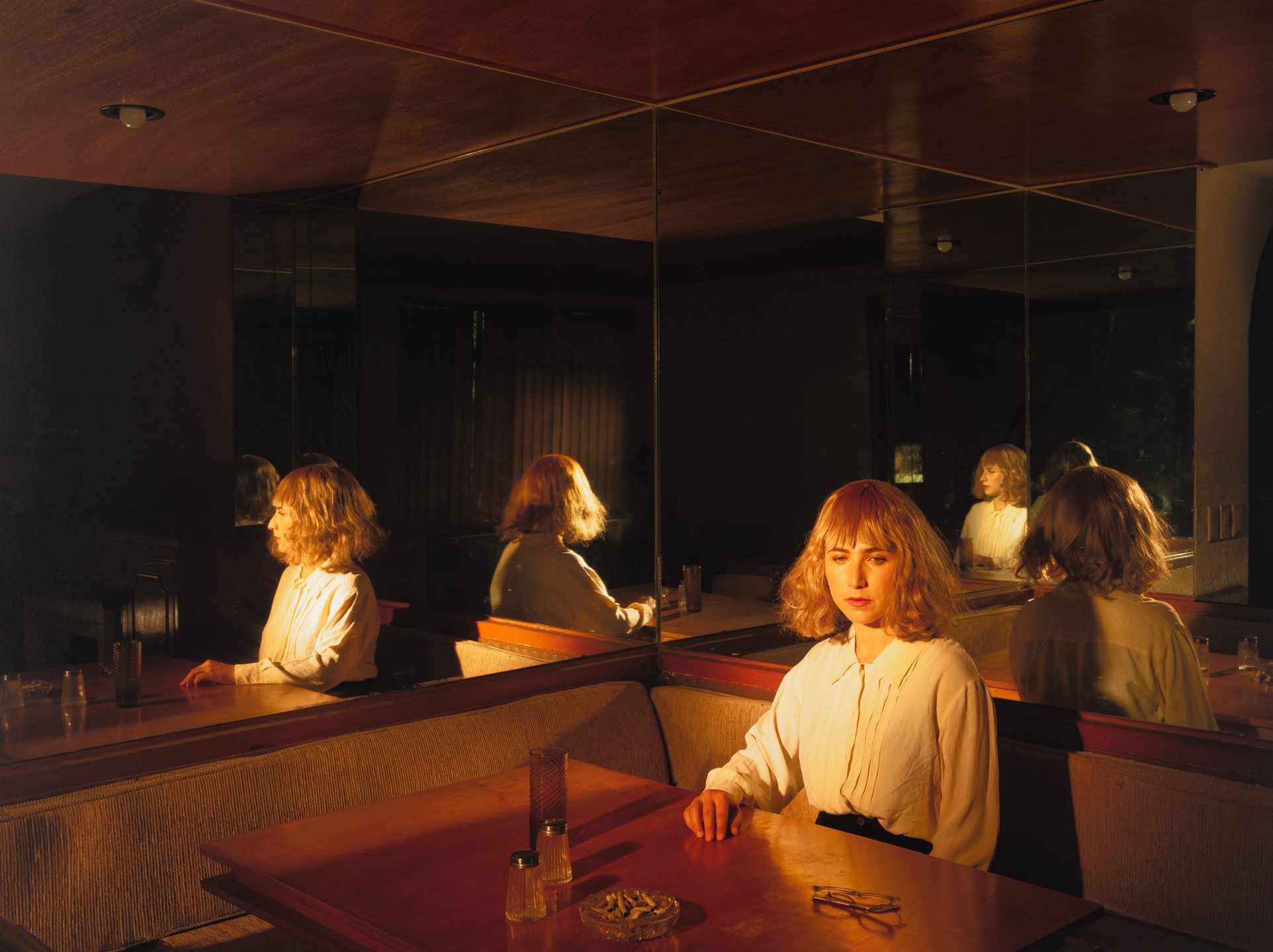 Tania Franco Klein. Mirrored Table, Person (Subject #14). 2022