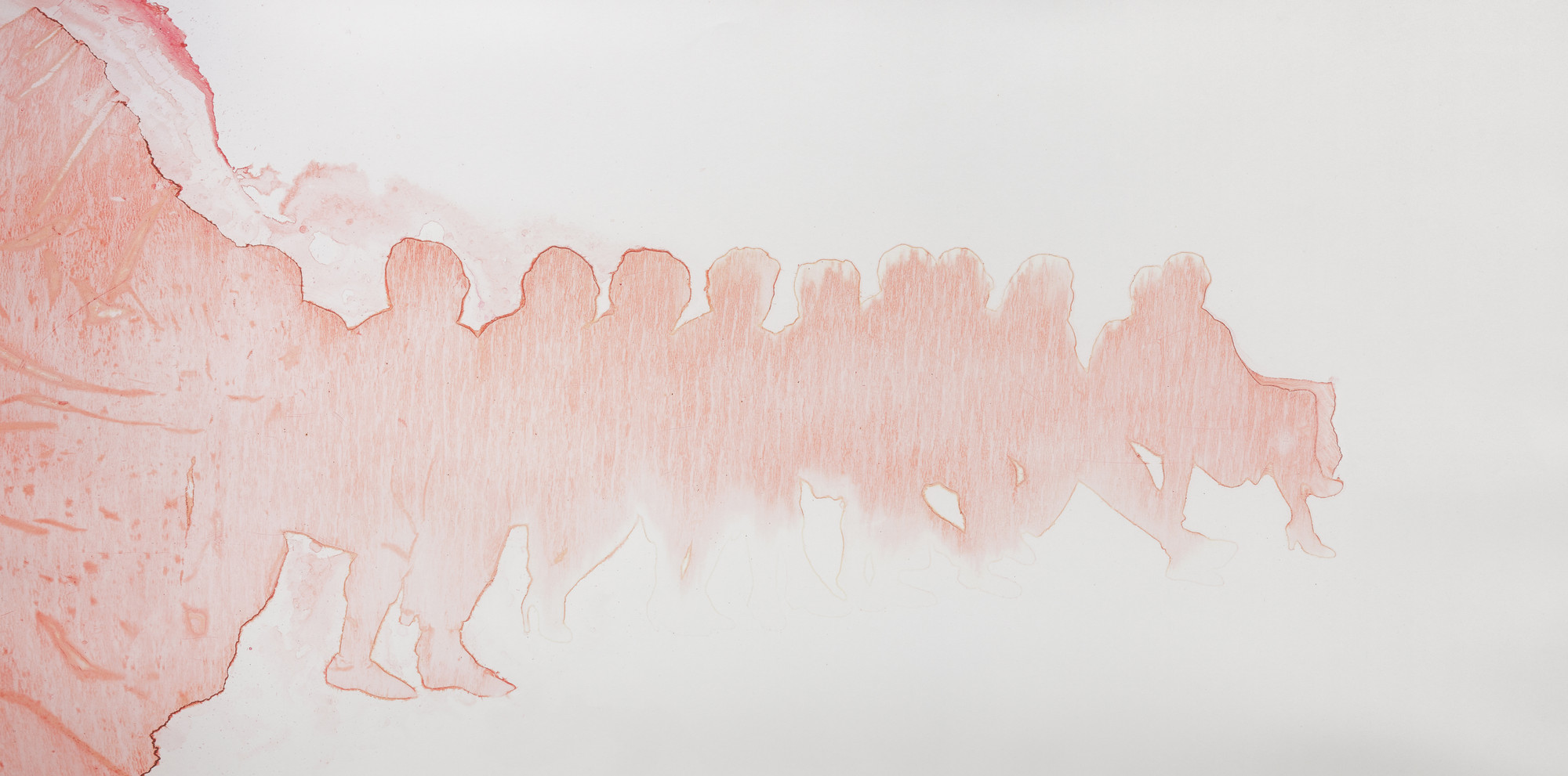 Berni Searle. On Either Side (Traces). 2005