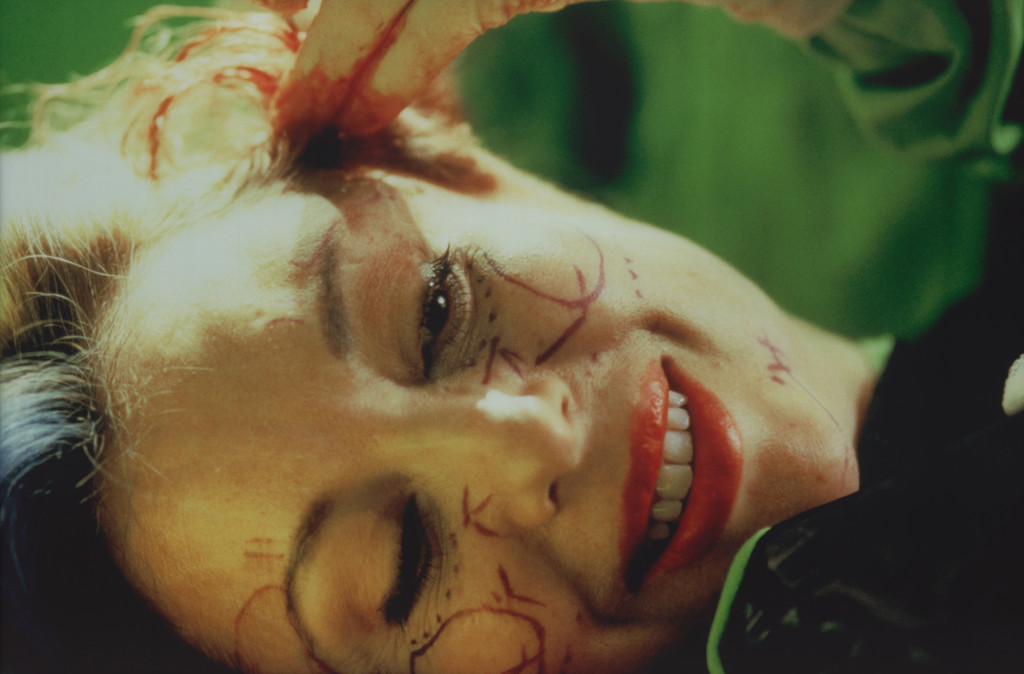 Close-up of Laughter during the Operation, New York, ORLAN, November 21, 1993