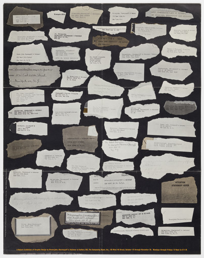 An Exhibition of Graphic Design by Brownjohn, Chermayeff and Geismar
