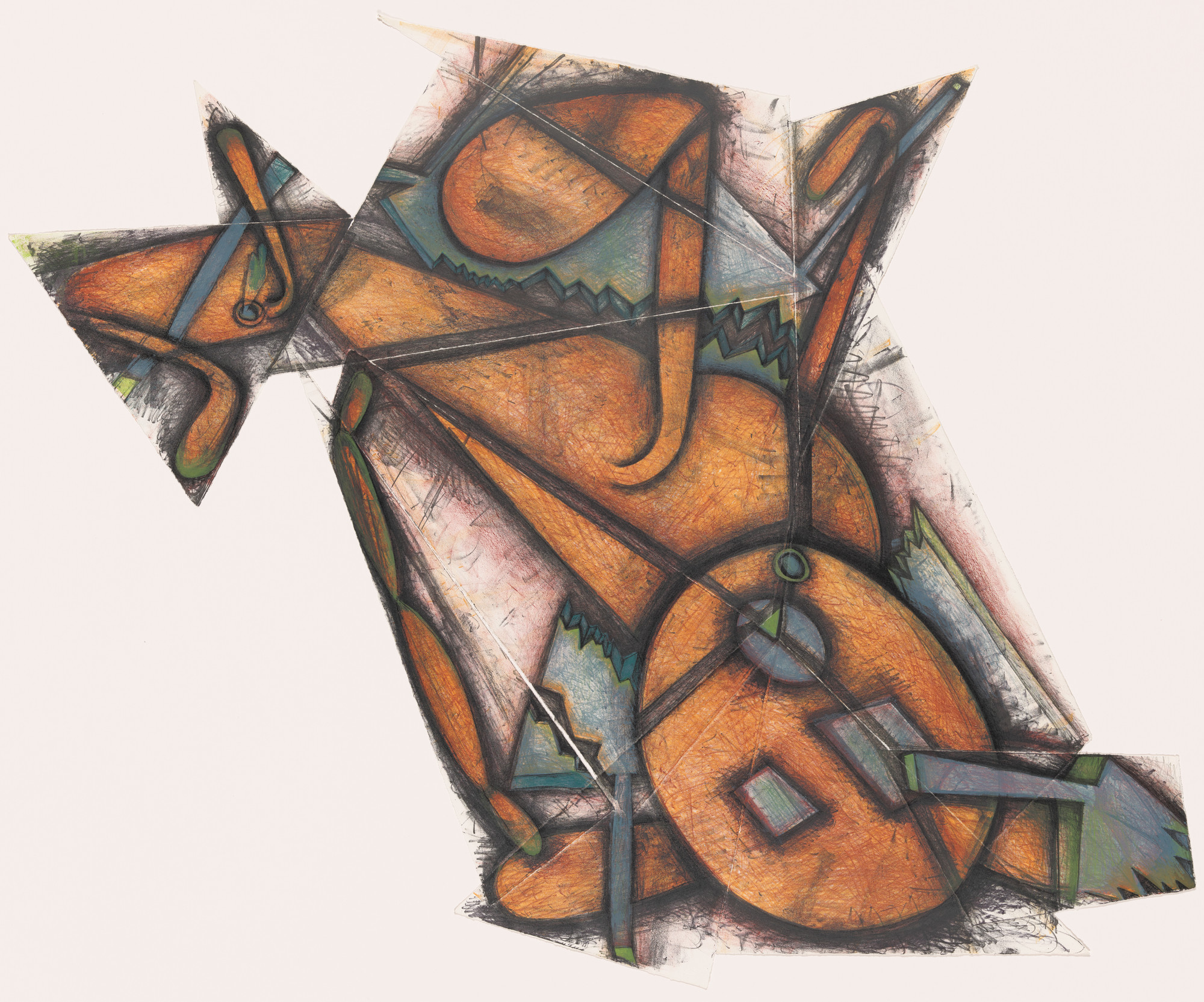 Elizabeth Murray. Down Dog