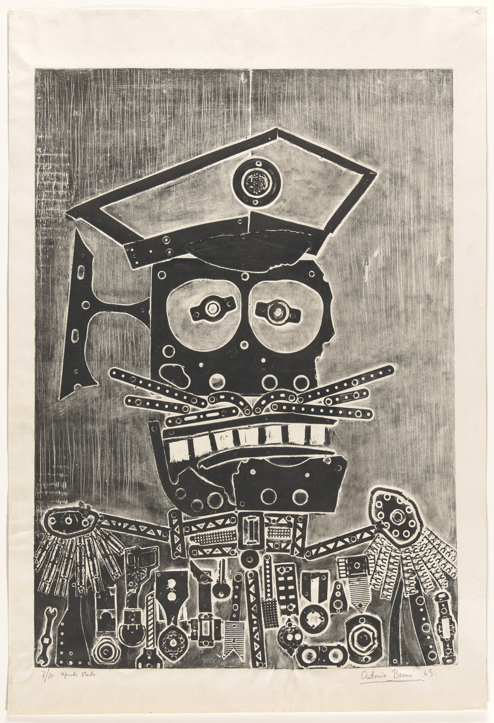Antonio Berni. The Military Protector. 1963