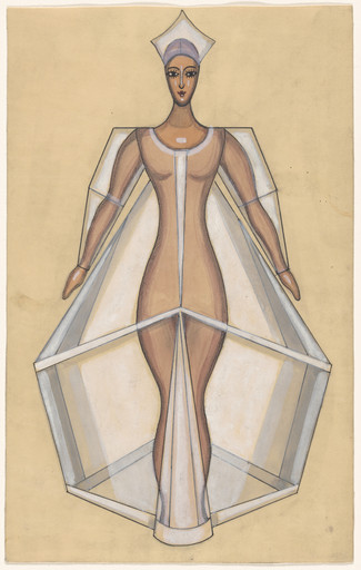 Costume design for the ballet Les Noces (The Wedding)