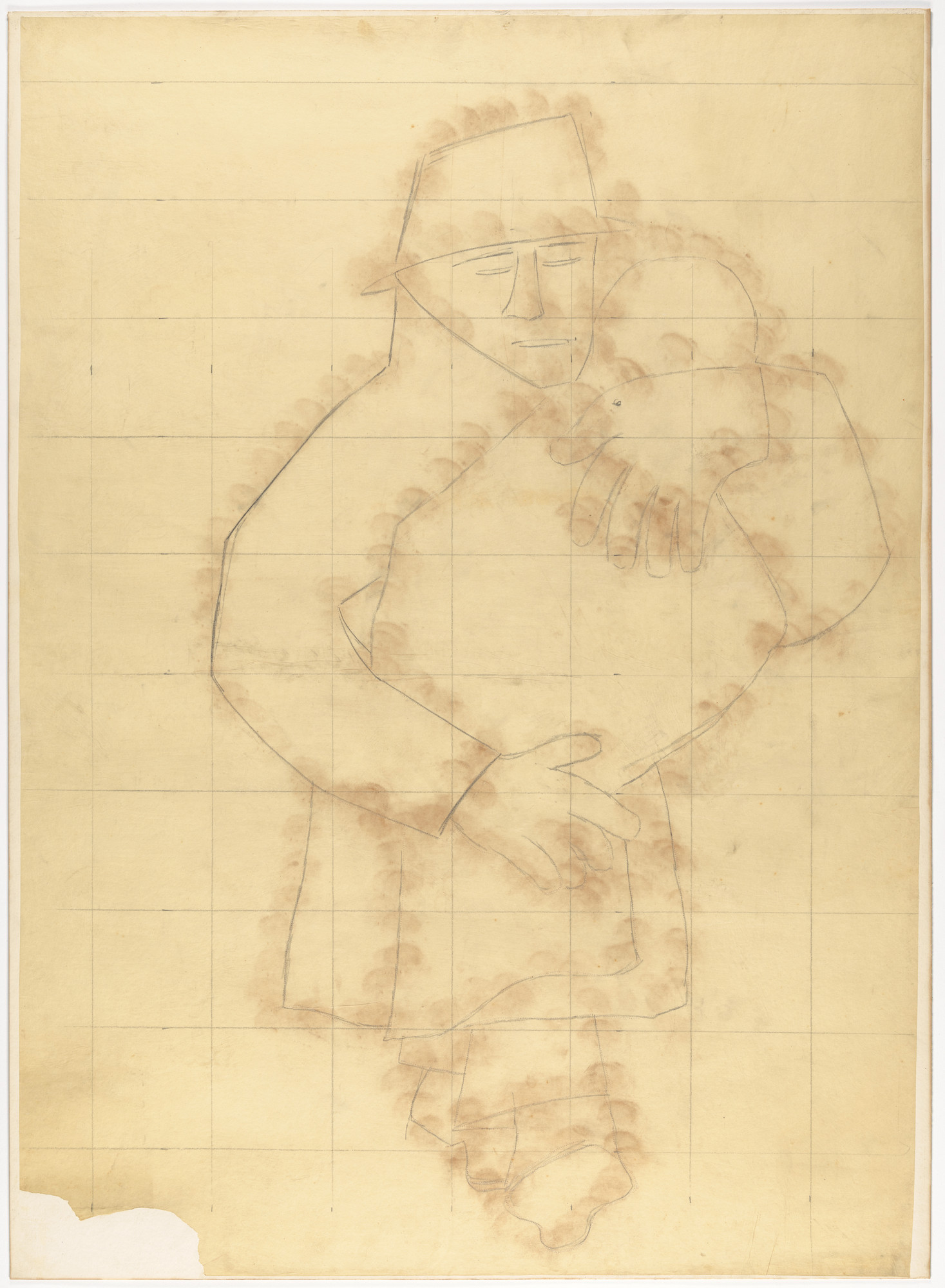 Ben Shahn. Study for Father and Child
