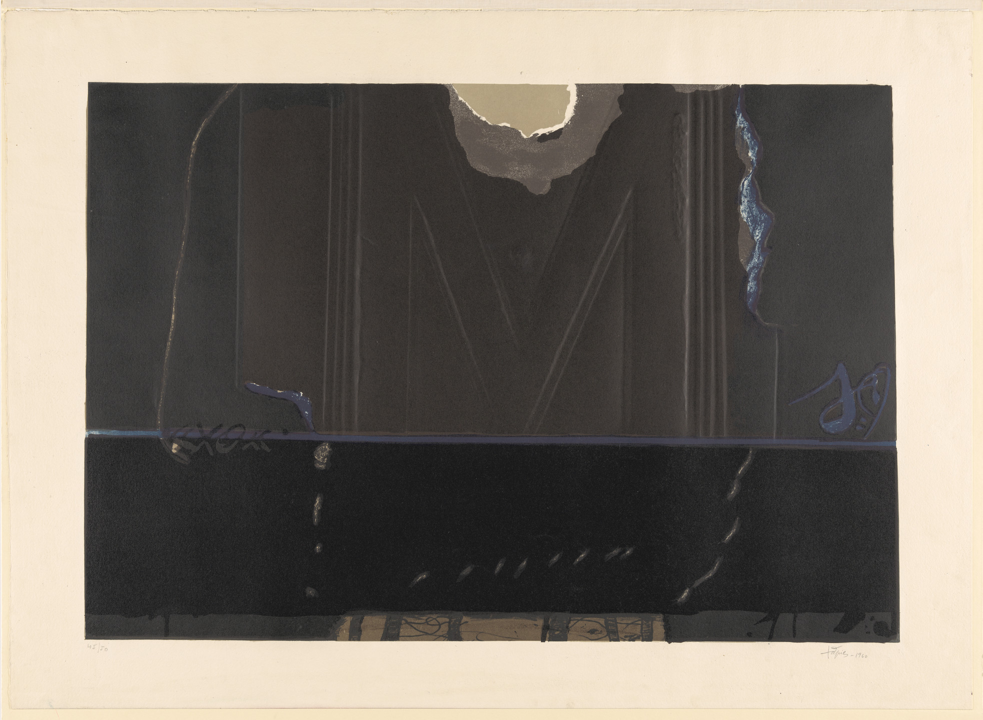 Antoni Tàpies. Number 12. 1960