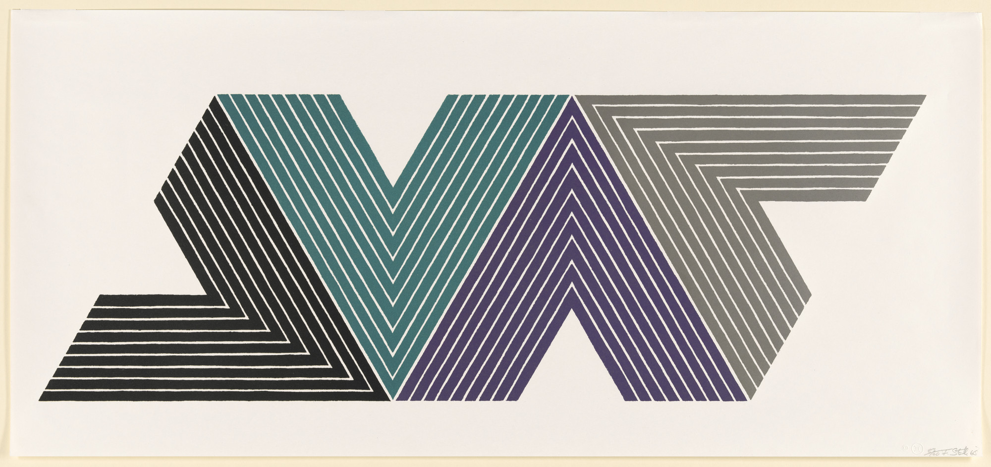 Frank Stella. Empress of India I from the V Series