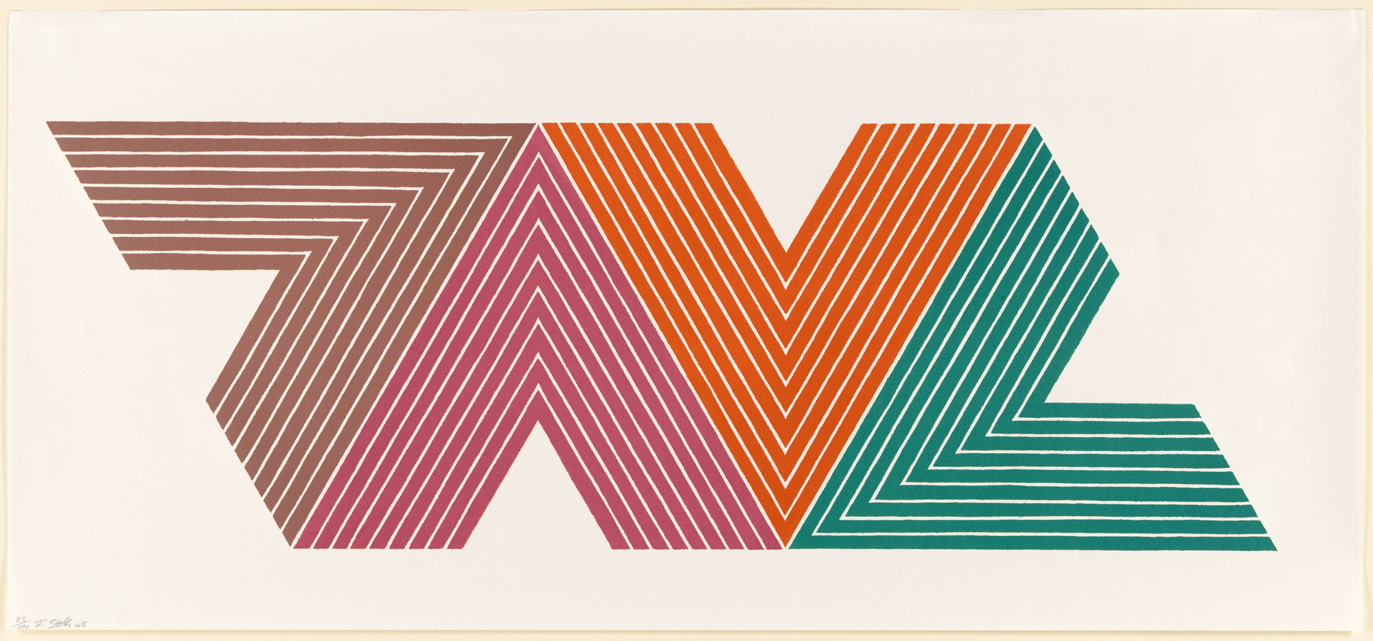 Frank Stella. Empress of India II from the V Series
