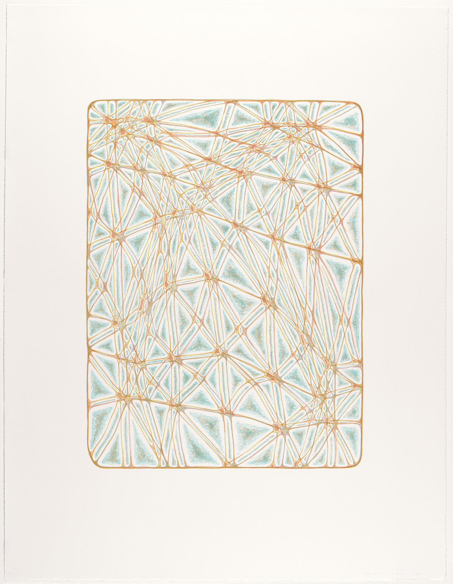 James Siena. Shifted Lattice
