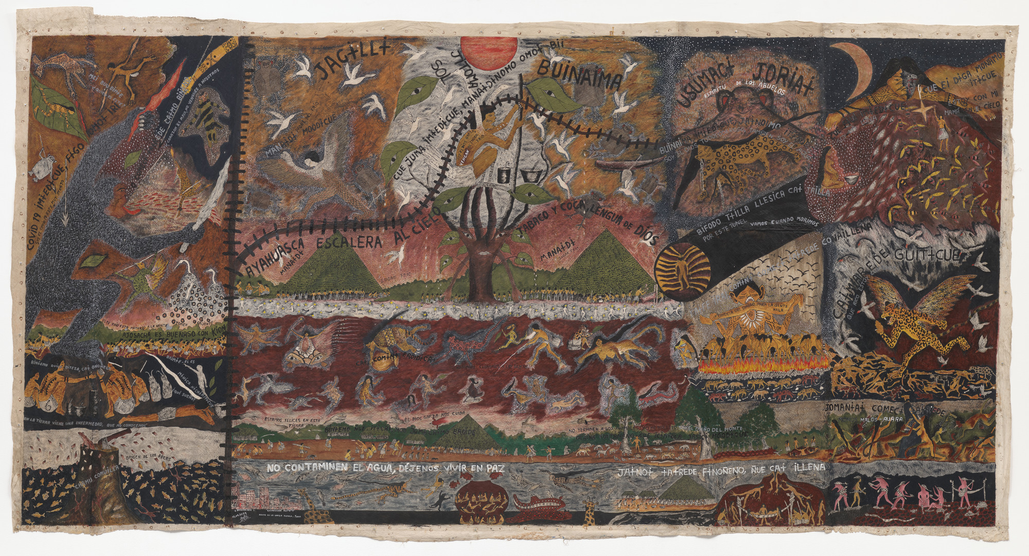 Santiago Yahuarcani. Cosmovisión Huitoto. 2022