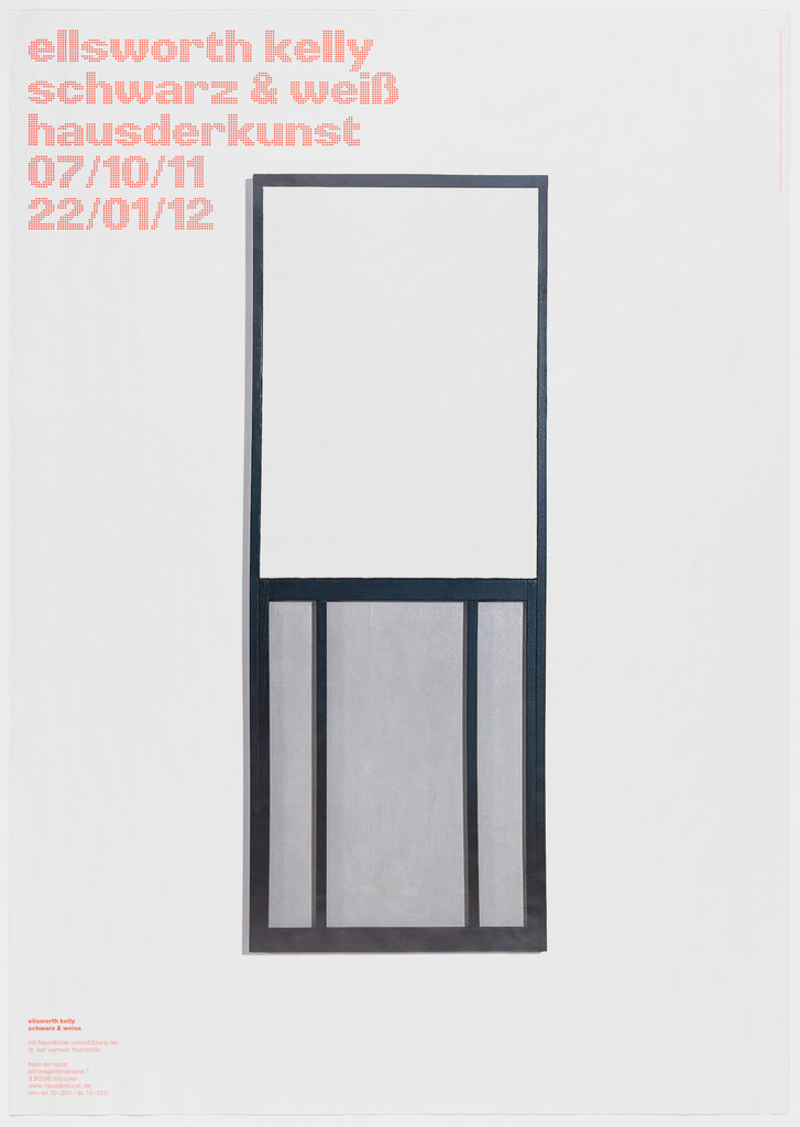 Ellsworth Kelly - schwarz & weiss hausderkunst